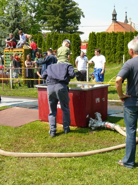Požární soutěž okrsku 17. května 2008