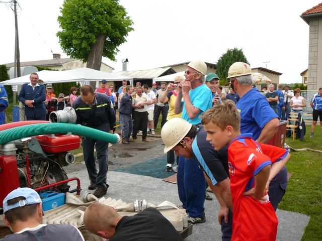 Požární soutěž okrsku 17. května 2008